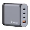 Verbatim GNC-140 GaN Charger 140W with 2 x USB-C PD 140W / 1 x USB-C PD 20W / 1