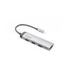 Verbatim USB-C Multiport Hub Four Port USB 3.2 Gen 1 Silver (49147)