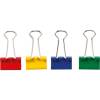 Viking Multi-Coloured Foldback Clips / Bulldog Clips - 19mm - Tub of 50