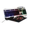 Volkano VX Gaming Combat Combo, Keyboard, Mouse and Mouse Mat Bundle - VX101BKSL