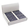 WB White Pencil Plastic Erasers - Single Eraser (WX01696)