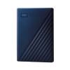 Western Digital My Passport for Mac 4TB Portable External Hard Drive - Blue (WDB