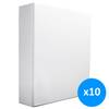 White 40mm 4D Presentation Binders / Folders (Pack of 10) [WX01329]