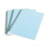 WhiteBox A5 Spiral 80 Sheet Pad 60gsm Blue Pack of 12 Pads (WX10039)