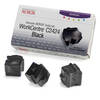 Original Xerox 108R00663 3 Pack of Black Wax Sticks